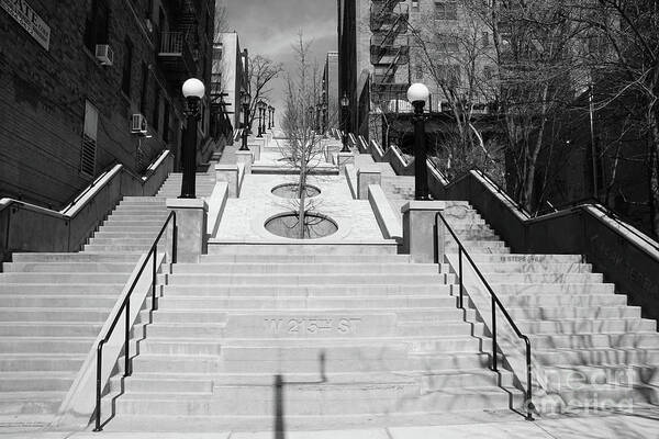 2016 Poster featuring the photograph 215th Street Stairs #1 by Cole Thompson