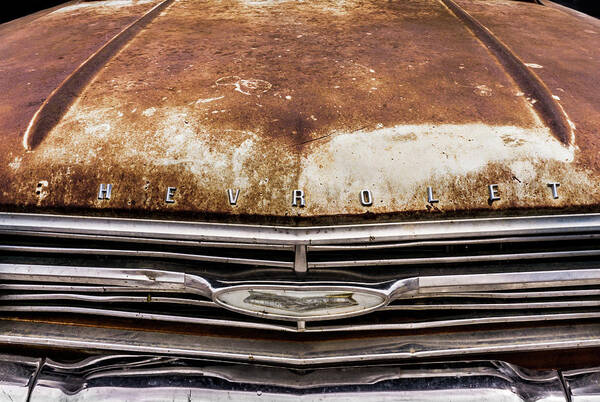 1950s Poster featuring the photograph 50s Chevrolet front end #2 by Jim Hughes