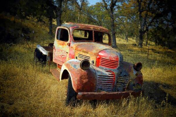 Abandoned Dodge Truck Poster featuring the photograph Abandoned Dodge Truck #3 by Frank Wilson