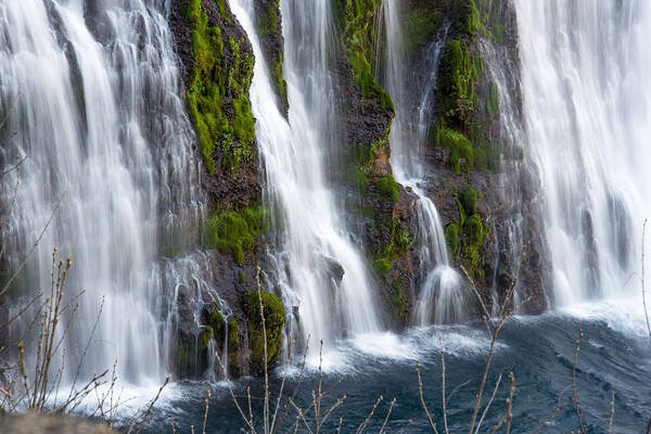 Burney Falls Poster featuring the photograph Burney Falls #1 by Janet Kopper