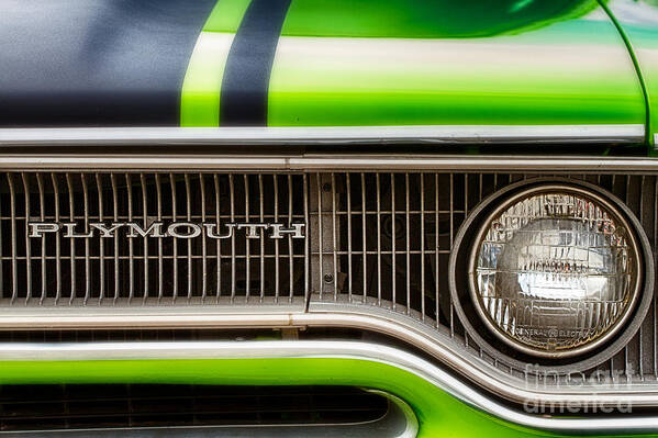 Classic Poster featuring the photograph Classic Plymouth #1 by Jarrod Erbe