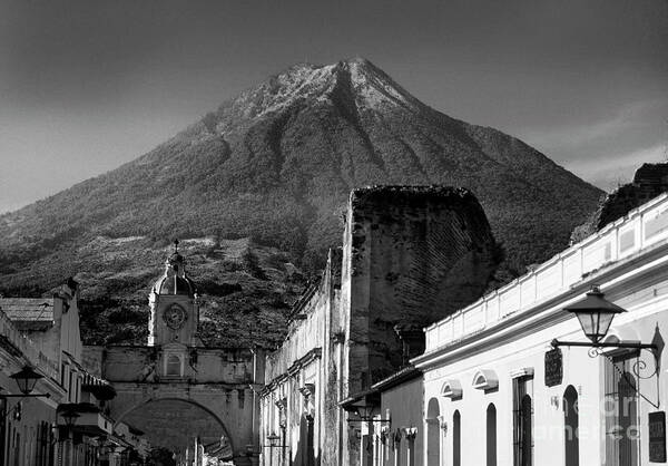 Black And White Poster featuring the photograph Guatemala_8-17 #1 by Craig Lovell