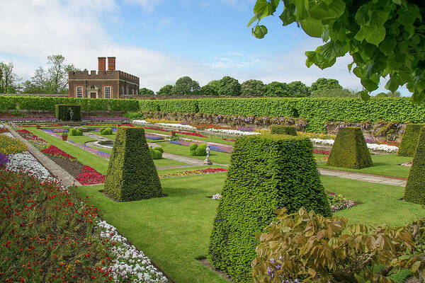 England Poster featuring the photograph Hampton Palace Gardens #2 by Elvira Butler