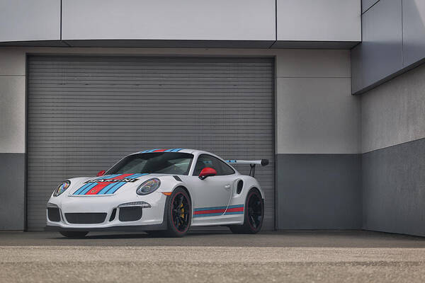 Cars Poster featuring the photograph #Martini #Porsche 911 #GT3RS #Print #1 by ItzKirb Photography