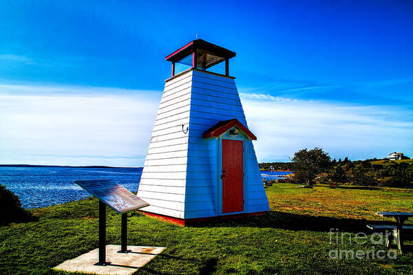 Canada Maritime Lighthouses Poster featuring the photograph Old Lighthouse #1 by Rick Bragan