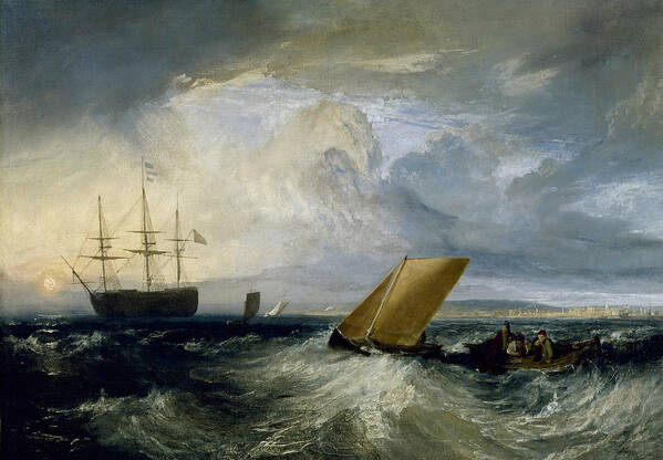 19th Century Art Poster featuring the painting Sheerness as seen from the Nore by Joseph Mallord William Turner