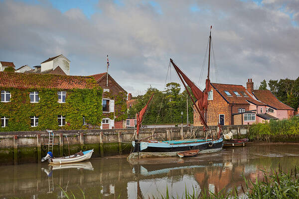 Sailing Boats Poster featuring the photograph Snape Maltings #1 by Ralph Muir