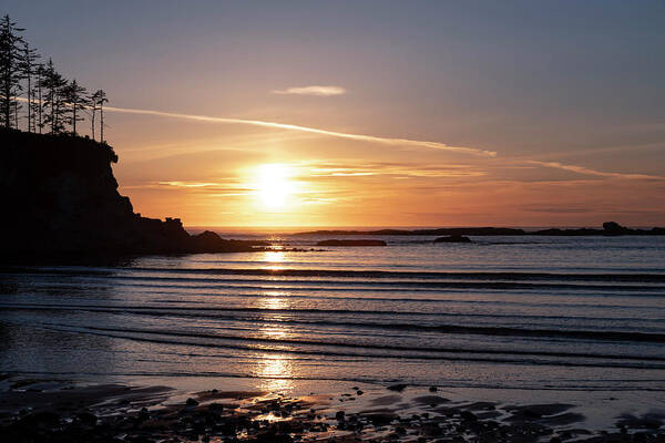 Beach Poster featuring the photograph Sunset Bay Moments #2 by Steven Clark