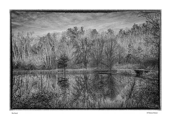 Spring Creek Poster featuring the photograph The Pond #1 by R Thomas Berner