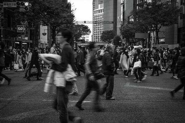 Japan Poster featuring the photograph Tokyo Ginza #1 by Street Fashion News