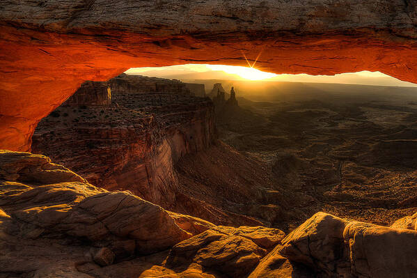 Mesa Arch Poster featuring the photograph Underglow #1 by Ryan Smith