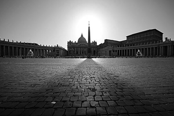 Vatican Poster featuring the photograph Vatican City #1 by Effezetaphoto Fz