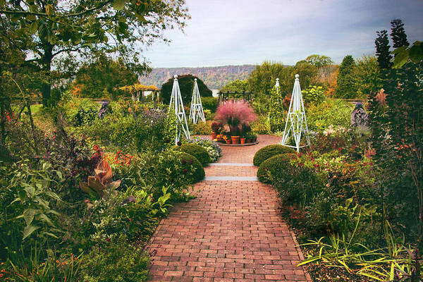 Wave Hill Poster featuring the photograph Wave Hill Garden #1 by Jessica Jenney