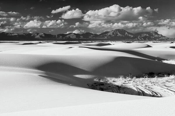 New Mexico Poster featuring the photograph White Sands Afternoon #2 by Alan Vance Ley