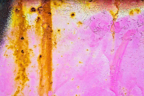 Abstract Poster featuring the photograph Rusty metal #11 by Tom Gowanlock