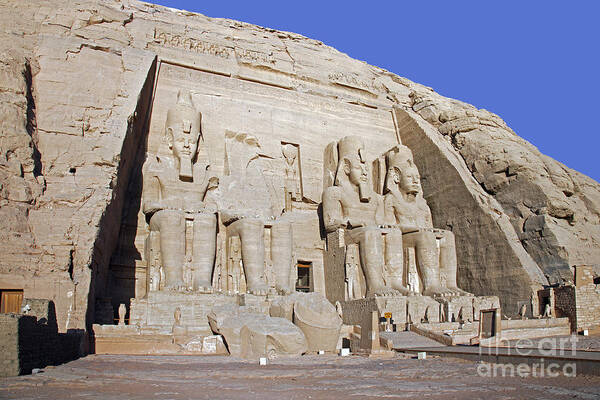 Abu Simbel Poster featuring the photograph 151221p163 by Arterra Picture Library