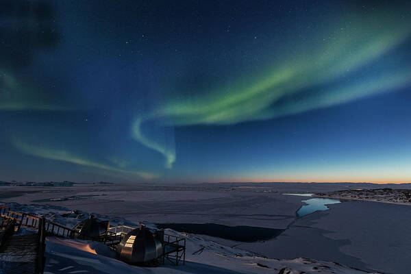 Northern Lights Poster featuring the photograph Ilulissat - Greenland #17 by Joana Kruse