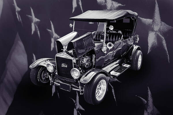 1924 Ford Poster featuring the photograph 1924 Ford Model T Touring Hot Rod 5509.202 by M K Miller