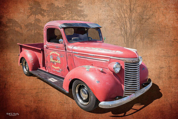 Pickup Poster featuring the photograph 1940 Chevy by Keith Hawley