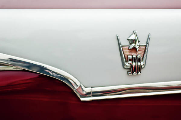 1959 Dodge Custom Royal Super D 500 Emblem Poster featuring the photograph 1959 Dodge Custom Royal Super D 500 Emblem by Jill Reger