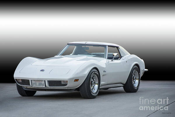 Auto Poster featuring the photograph 1973 Chevrolet Corvette Stingray by Dave Koontz