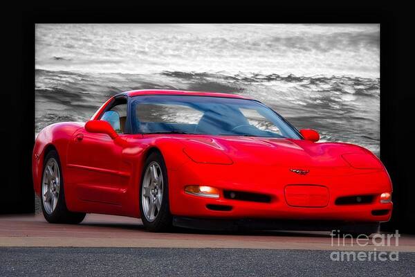 Automobile Poster featuring the photograph 1999 Chevrolet C5 Corvette by Dave Koontz