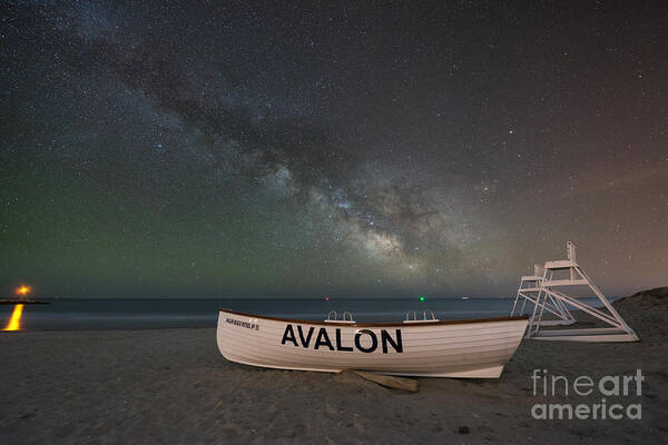 Avalon Poster featuring the photograph Avalon Milky Way #2 by Michael Ver Sprill