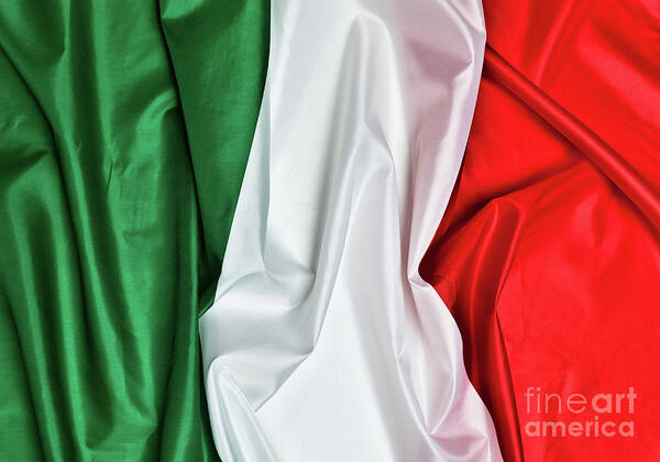 Italy Poster featuring the photograph Italian Flag Background #2 by Gualtiero Boffi