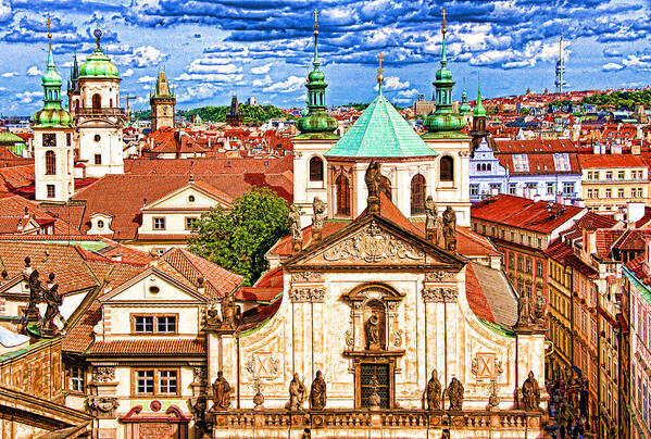 Czech Republic Poster featuring the photograph Old Town Prague #2 by Dennis Cox
