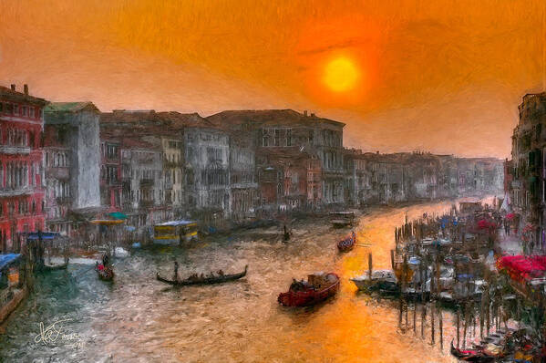 Venice Poster featuring the photograph Riva del Ferro. Venezia #2 by Juan Carlos Ferro Duque
