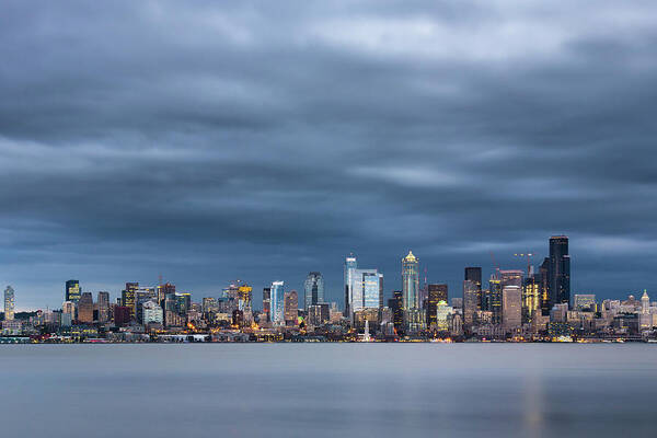 Seattle Poster featuring the photograph Seattle #20 by Evgeny Vasenev