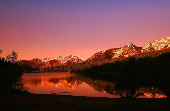 Colors Poster featuring the photograph Mountain Lake #24 by Mark Smith