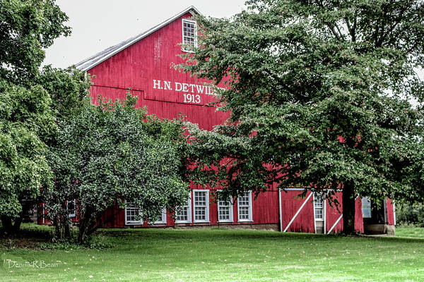Barn Poster featuring the photograph 254 Salem Ohio_FA by Dennis Bean