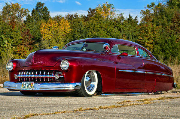 1951 Mercury Low Rider Poster featuring the photograph 1951 Mercury Low Rider #3 by Tim McCullough