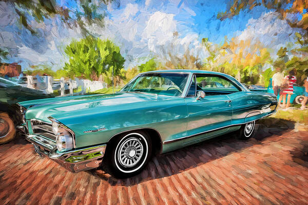 1965 Pontiac Catalina Poster featuring the photograph 1965 Pontiac Catalina Coupe Painted #4 by Rich Franco