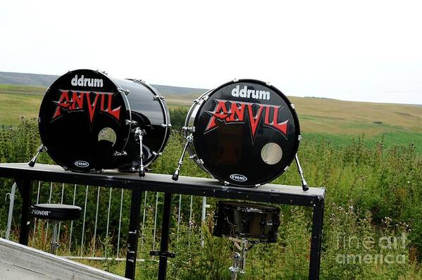 Anvil Photographed By Jenny Potter. Steelhouse Festival 2013 Poster featuring the photograph Anvil #3 by Jenny Potter