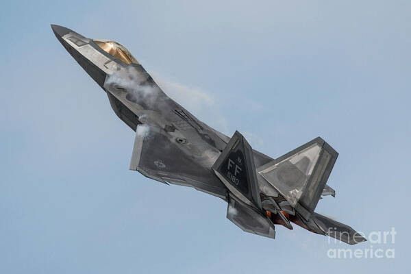 F22 Raptor Poster featuring the digital art F-22 Raptor #3 by Airpower Art