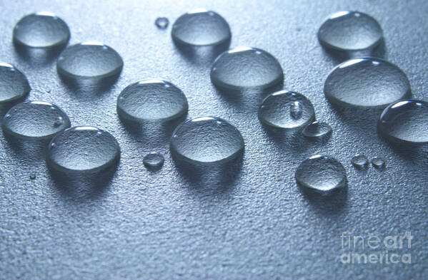 Water Poster featuring the photograph Water drops #3 by Blink Images