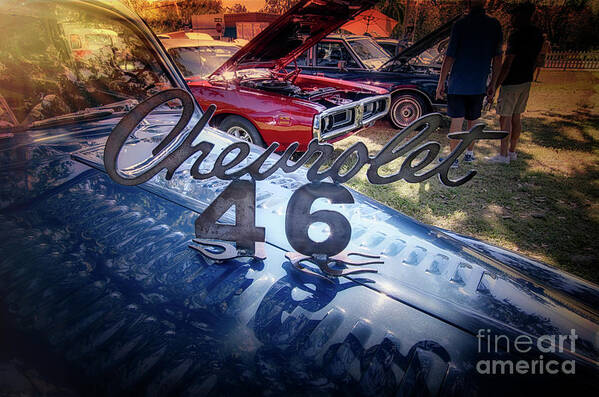 46 Chevy Poster featuring the photograph 46 Chevy by Arttography LLC