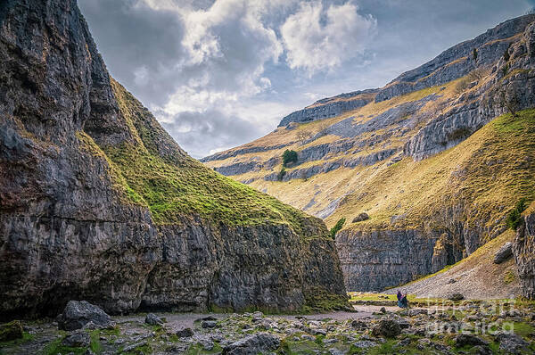D90 Poster featuring the photograph Gordale Scar by Mariusz Talarek