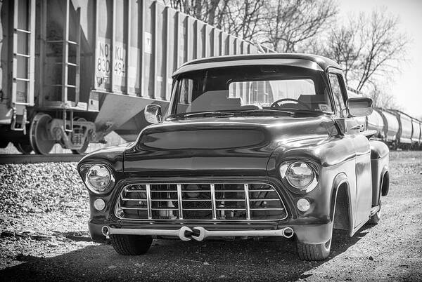 1956 Chevrolet Truck Poster featuring the photograph 56 Chevy Truck by Guy Whiteley