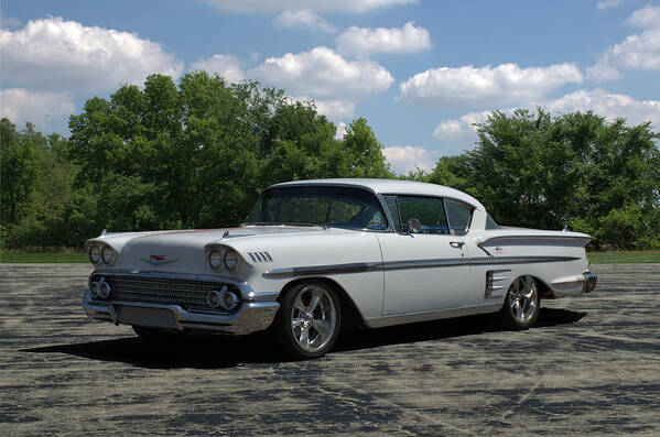 1958 Poster featuring the photograph 1958 Chevrolet Impala by Tim McCullough