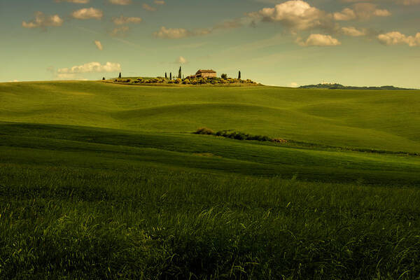 Tuscany Poster featuring the photograph Val d'Orcia Landscape #6 by Wolfgang Stocker
