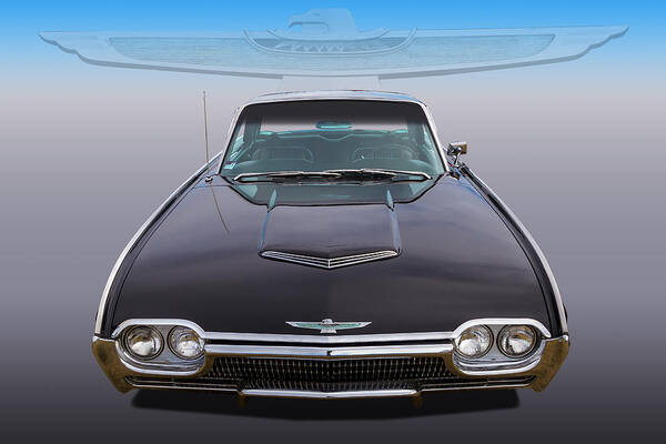 Car Poster featuring the photograph 63 Tbird by Keith Hawley