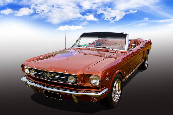 Car Poster featuring the photograph 65 Mustang by Keith Hawley