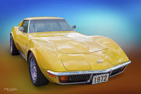 Car Poster featuring the photograph 72 Corvette by Keith Hawley
