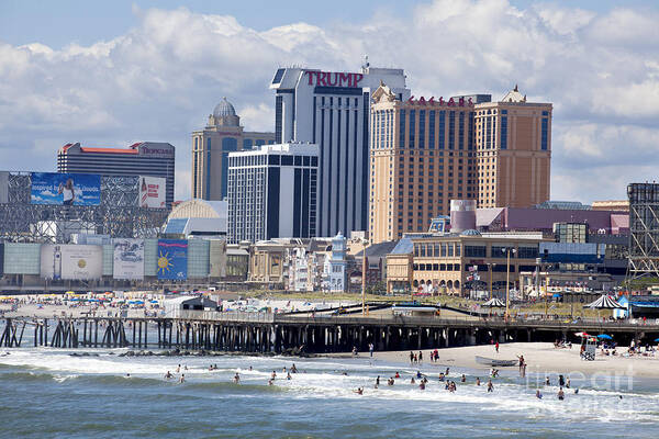 Atlantic City Poster featuring the photograph Atlantic City New Jersey #8 by Anthony Totah