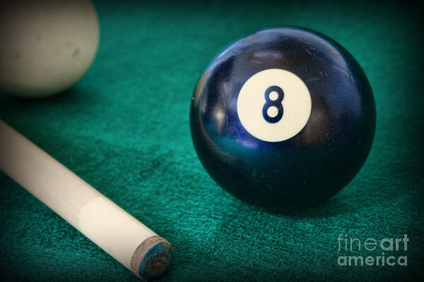 Paul Ward Poster featuring the photograph 8 Ball by Paul Ward