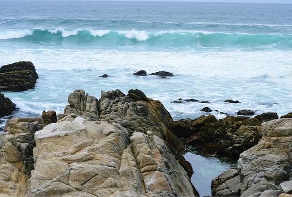 Landscape Poster featuring the photograph On The Rocks #2 by Marian Jenkins