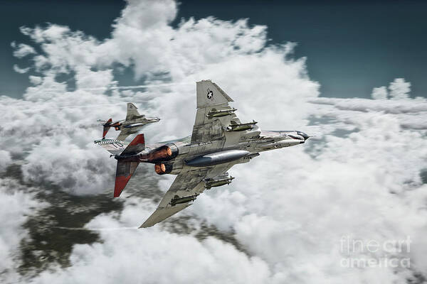 F4 Phantom Poster featuring the digital art 82nd Aerial Targets Squadron by Airpower Art